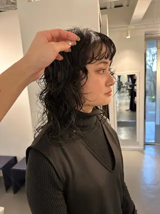 ミディアム パーマ お悩み解決パーマ hana🩰のヘアスタイル