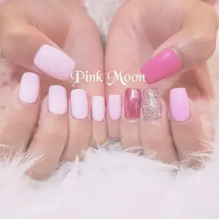 ネイル PinkMoon Nozomiのネイルデザイン