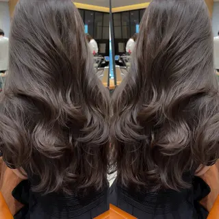 ロング カラー 映える顔まわり/前髪 特化 💗 ユキマのヘアスタイル