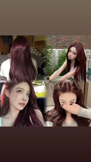 ロング レイヤーカット/髪質 改善/momo🎀のヘアスタイル