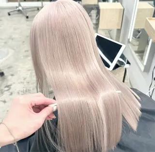 ロング るか/ハイトーン🩵 /ダブルカラー🌟のヘアスタイル