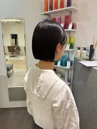 ショート 髪質改善jewelbox 〜私のトリートメント〜 東梅田店所属・髪質改善/ボブ/梅田 runa_ニュアンスのヘアスタイル