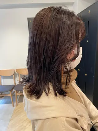 ミディアム カラー SALOWIN下北沢所属・hazuki 🌝のヘアスタイル