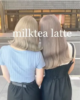 ミディアム カラー Selenehair 三条本店のヘアスタイル