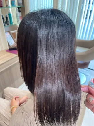 ミディアム パーマ ヘアアレンジ 韓国ヘアメイク🎀/ 縮毛矯正✨山本媛香のヘアスタイル