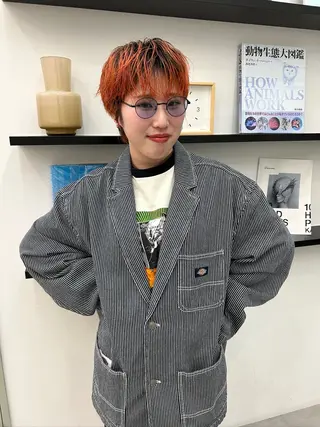 ショート カラー 纐纈 大和のヘアスタイル