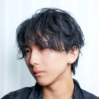 ミディアム パーマ AI TOKYO Ciel所属・横浜/メンズ特化/ ⚡️aito⚡️のヘアスタイル