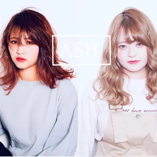 セミロング カラー 🍎ハッシュカット× 髪質改善🍎カイトのヘアスタイル