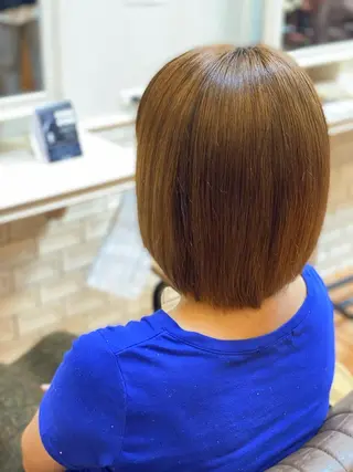 ミディアム 生駒市デザインカラー /浜中美奈のヘアスタイル