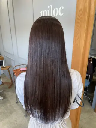 カラー miloc himekaのヘアスタイル