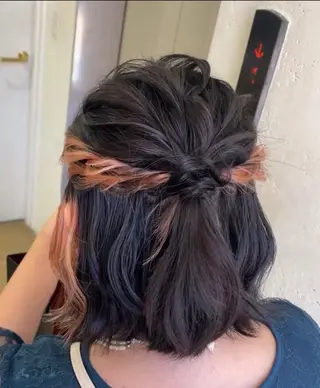 ヘアアレンジ 縮毛矯正ヘアアレンジ 🌸三輪知優🌸のヘアスタイル