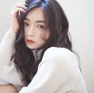 セミロング カラー テトネ タカシのヘアスタイル