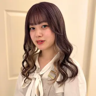 ロング カラー 艶髪/アレンジ/ 野口緑のヘアスタイル