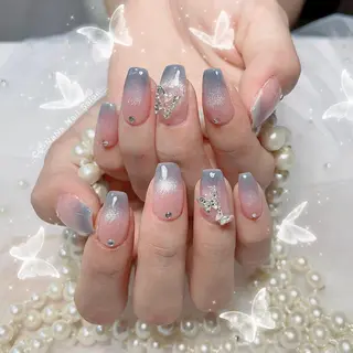 ネイル 💎CC・NaNa 韓国風ネイル🌙Cのネイルデザイン