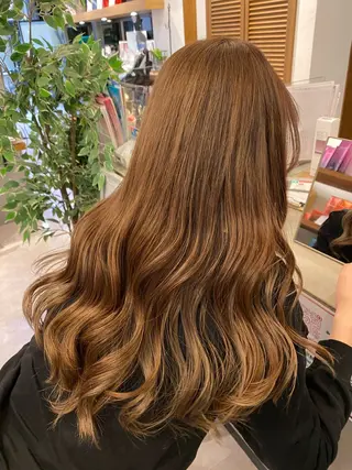 セミロング 希優🌺ソムリエ /ブリーチ/カットのヘアスタイル