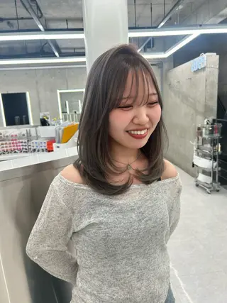 セミロング カラー カラー/エクステ 🤍ルナのヘアスタイル