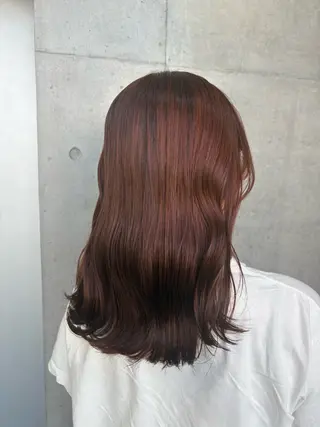 セミロング カラー 🍀︎Reika 🍀のヘアスタイル