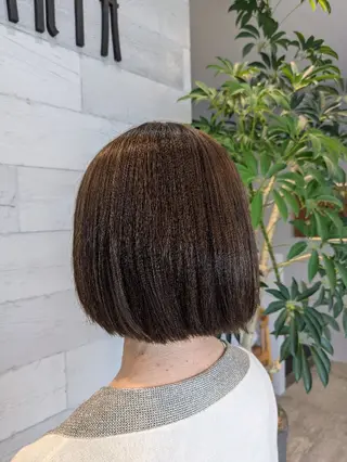 ショート 山田 愛/川中島/縮毛矯正のヘアスタイル