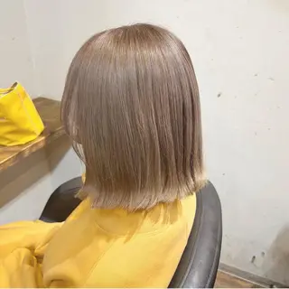 ショート カラー ヘアアレンジ 🐰似合わせ☁️ Yuuri🐰のヘアスタイル