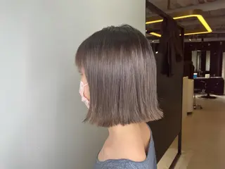 ミディアム カラー One By The Ect所属・ショート/脱白髪染め ☆宇﨑悠実のヘアスタイル