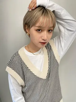 カラー MARU レイヤー/パーマのヘアスタイル