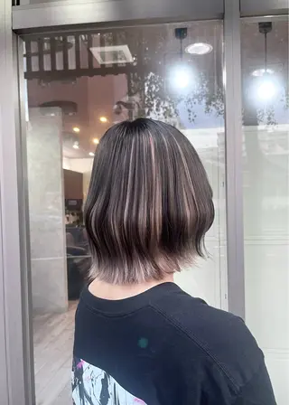 ミディアム カラー 村田梨乃/ minim hairのヘアスタイル