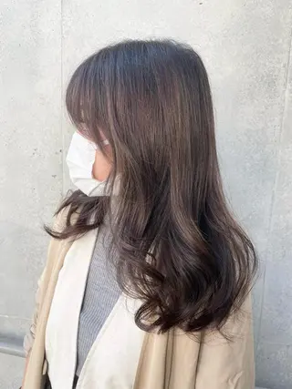 セミロング カラー ✨酸性ストレート✨ 南川だいさくのヘアスタイル