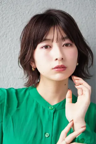 ショート パーマ レイヤーカットのプロ 大人ヘア宮森貴志のヘアスタイル