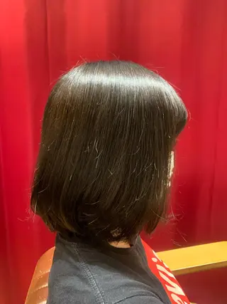 ミディアム カラー 【くせ毛さんのお悩み 解決🍀】栗橋のヘアスタイル