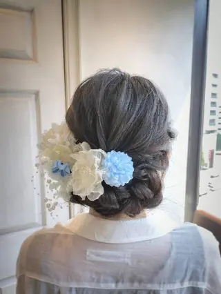 ヘアアレンジ ミディアム Watanabe. cのヘアスタイル