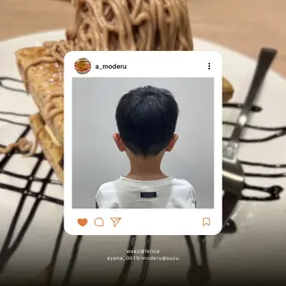 キッズ 鈴木 彩音のヘアスタイル