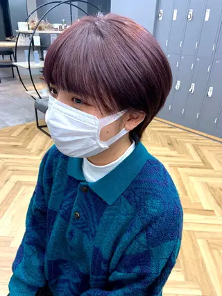 ショート 似合わせショート 森岡俊亮のヘアスタイル