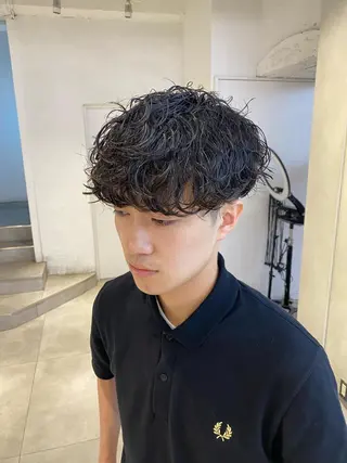 パーマ メンズ 新宿【メンズパーマ】 塩澤太一のヘアスタイル