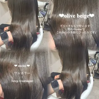 セミロング カラー 🍑透明感color 🍑MOMOKA🍑のヘアスタイル