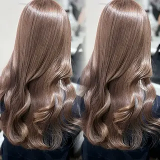 セミロング 艶髪🤎透明感カラー 渋谷/ririkaのヘアスタイル