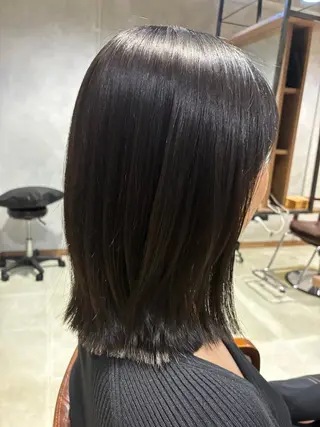 ミディアム nara misakiのヘアスタイル