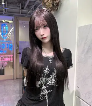 ロング カラー カラー×エクステ grow渋谷westのヘアスタイル