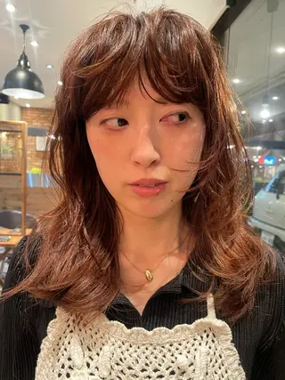 ロング カラー GUESTs所属・優音 /YUi/パーマのヘアスタイル