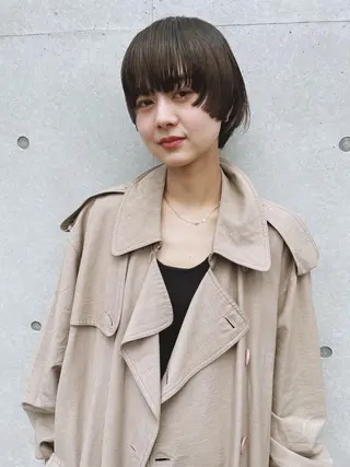 ショート カラー センスをお届けします 大谷将生INFPのヘアスタイル