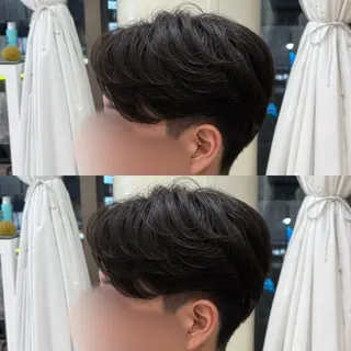 メンズ センターパート 川島爽楽のヘアスタイル