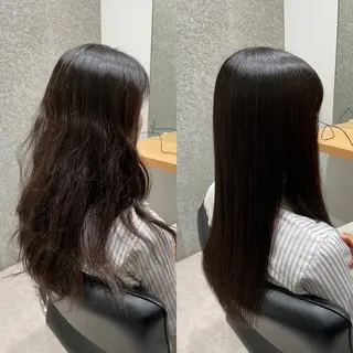 セミロング 髪質改善ヘアケア 艶髪特化/上田のヘアスタイル