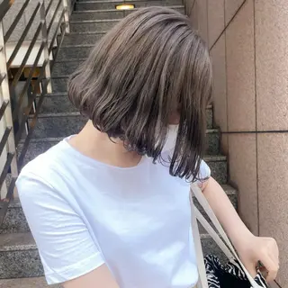 ショート カラー 艶カラー×似合わせ カットshihomiのヘアスタイル