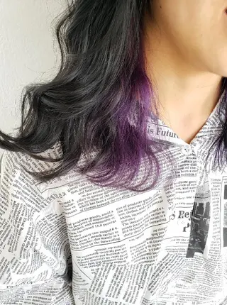 セミロング カラー ヘアアレンジ 成瀬 弘光のヘアスタイル