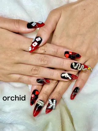 ネイル orchid ♡オーキッドのネイルデザイン