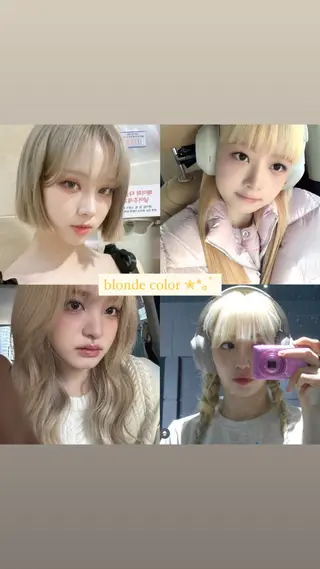 カラー 透明感カラー/ 縮毛矯正/ユイ☆彡のヘアスタイル