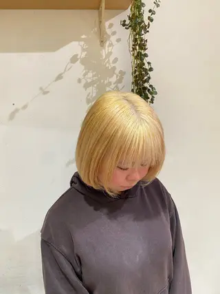 カラー ブリーチ/eye/ カット/ココミ🧚のヘアスタイル