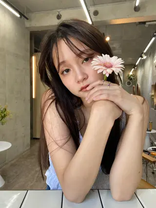 カラー SALT WATER所属・🫐 𝐌𝐚𝐨 🫐似合わせcutのヘアスタイル