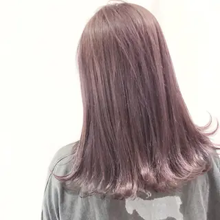 ミディアム カラー ヘアアレンジ AHNKISM AHNKISMのヘアスタイル