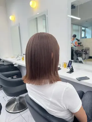 ミディアム カラー ヘアアレンジ Over hair_ misakiのヘアスタイル