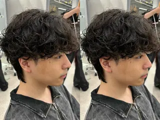 パーマ メンズ 🍐シャドウパーマ メンズ特化/守岡🍐のヘアスタイル